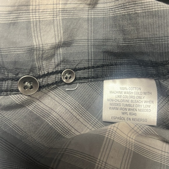 ⭐️ 2 for $15 INC plaid long sleeve button down casual or dress shirt - Picture 7 of 7